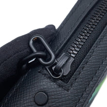 Load image into Gallery viewer, LOUIS VUITTON Danube Messenger Noir/Righe RainbowM30332 Taiga Leather