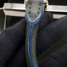 将图像加载到图库查看器中,FENDI Troyes Jules Khaki8BH333 Leather Size Petit