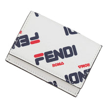 Load image into Gallery viewer, FENDI FILA Collaboration FENDI Mania Compact Wallet White8M0395 Leather