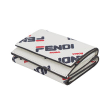 Load image into Gallery viewer, FENDI FILA Collaboration FENDI Mania Compact Wallet White8M0395 Leather