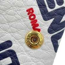 Load image into Gallery viewer, FENDI FILA Collaboration FENDI Mania Compact Wallet White8M0395 Leather
