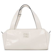 Load image into Gallery viewer, MIUMIU Bowling Bag White5BB182_2IEO_F0009_V_MOO Leather