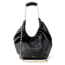 将图像加载到图库查看器中,LOEWE Squeeze Bag BlackA914Q37X01 Leather Size Medium