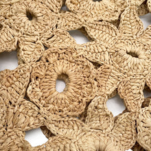 将图像加载到图库查看器中,LOEWE Crochet 2-way Shoulder Bag Beige Raffia