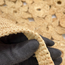 将图像加载到图库查看器中,LOEWE Crochet 2-way Shoulder Bag Beige Raffia