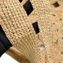 将图像加载到图库查看器中,LOEWE Crochet 2-way Shoulder Bag Beige Raffia