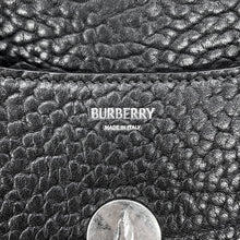 Load image into Gallery viewer, BURBERRY Chess Satchel Shoulder Bag Black80755111 Leather