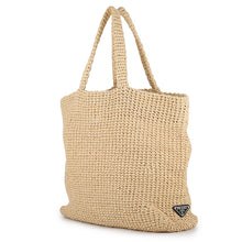 Load image into Gallery viewer, PRADA Crochet Tote Bag Natural1BG392_2C2T_F0018_V_OOL Raffia