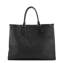将图像加载到图库查看器中,LOUIS VUITTON Onthego NoirM45595 Monogram Empreinte Leather Size MM