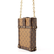 Load image into Gallery viewer, LOUIS VUITTON Pochette Trunk Vertical BrownM67873 Monogram Reverse Canvas