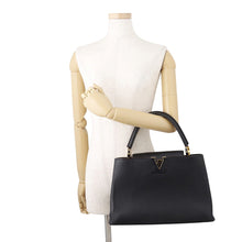 Load image into Gallery viewer, LOUIS VUITTON Capucines NoirM48864 Taurillon Leather Size MM