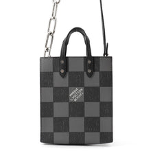 Load image into Gallery viewer, LOUIS VUITTON Sac Plat NoirN60479 Damier checkerboard Size XS