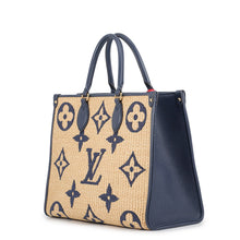 将图像加载到图库查看器中,LOUIS VUITTON Onthego BlueM57723 Monogram・Raffia Size MM