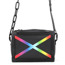 Load image into Gallery viewer, LOUIS VUITTON Soft Trunk Noir/Righe RainbowM30341 Taiga Leather