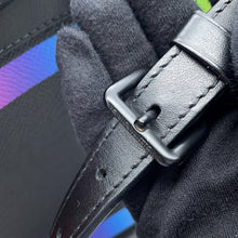 Load image into Gallery viewer, LOUIS VUITTON Soft Trunk Noir/Righe RainbowM30341 Taiga Leather