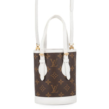 将图像加载到图库查看器中,LOUIS VUITTON Nano bucket Brown/BlancM81489 Monogram