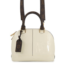 Load image into Gallery viewer, LOUIS VUITTON Alma BlancM51904 Monogram Vernis Leather Monogram Size BB