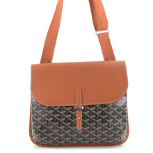 Load image into Gallery viewer, GOYARD Crucier Messenger Bag Black/TanCOURSIMMLTY01CL03P PVC Leather