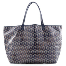 将图像加载到图库查看器中,GOYARD Saint Louis Navy BlueSTLOUIGMLTY12CL12P PVC Leather Size GM