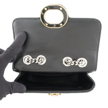 Load image into Gallery viewer, GUCCI Decorated Chain Shoulder Bag Mini Black741457 Leather