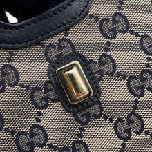 Load image into Gallery viewer, GUCCI Moonside Shoulder Mini Beige/Navy786015 Canvas Leather