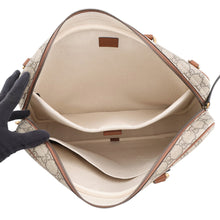 Load image into Gallery viewer, GUCCI GG Emblem Medium Briefcase 2WAY Shoulder Beige/Brown821149 GG SupremeCanvas Leather