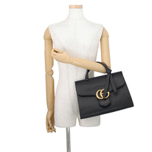 Load image into Gallery viewer, GUCCI GG Marmont 2WAYBag Black421890 Leather