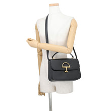 将图像加载到图库查看器中,GUCCI Siena Medium Top Handle Black855535 Leather