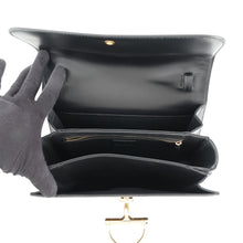 将图像加载到图库查看器中,GUCCI Siena Medium Top Handle Black855535 Leather