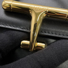 将图像加载到图库查看器中,GUCCI Siena Medium Top Handle Black855535 Leather