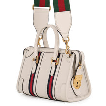 Load image into Gallery viewer, GUCCI Cherie Line 2-way Handbag White715771 Leather
