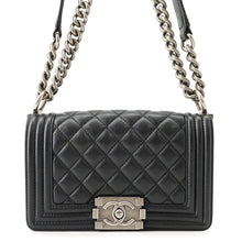 Load image into Gallery viewer, CHANEL Boy Chanel ChainShoulder BlackA67085 Caviar Leather