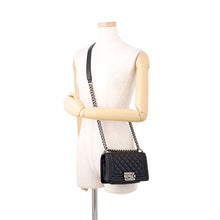 Load image into Gallery viewer, CHANEL Boy Chanel ChainShoulder BlackA67085 Caviar Leather