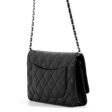 Load image into Gallery viewer, CHANEL Matelasse Classic Chain Wallet BlackAP0250 Caviar Leather