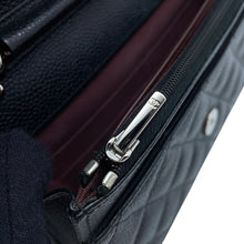 Load image into Gallery viewer, CHANEL Matelasse Classic Chain Wallet BlackAP0250 Caviar Leather