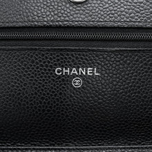 Load image into Gallery viewer, CHANEL Matelasse Classic Chain Wallet BlackAP0250 Caviar Leather