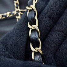 Load image into Gallery viewer, CHANEL Chain Net Tote Bag Black Lambskin