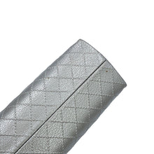 Load image into Gallery viewer, CHANEL Cosmetics Pouch Silver Leather