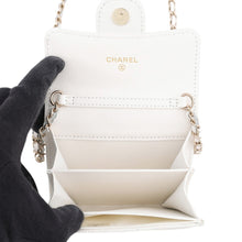 Load image into Gallery viewer, CHANEL Matelasse Chain wallet WhiteAP0238-B10583-10601 Caviar Leather