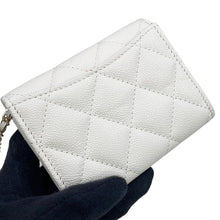 Load image into Gallery viewer, CHANEL Matelasse Chain wallet WhiteAP0238-B10583-10601 Caviar Leather