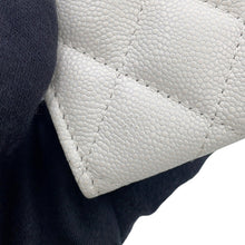 Load image into Gallery viewer, CHANEL Matelasse Chain wallet WhiteAP0238-B10583-10601 Caviar Leather