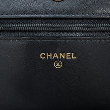 Load image into Gallery viewer, CHANEL Boy Chanel Chain Wallet BlackAP1117 Caviar Leather