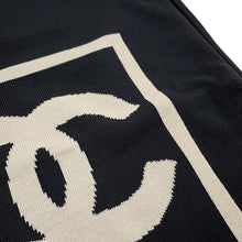 将图像加载到图库查看器中,CHANEL CHANEL Sports drawstring bag Black/Beige Cotton