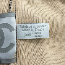 将图像加载到图库查看器中,CHANEL CHANEL Sports drawstring bag Black/Beige Cotton
