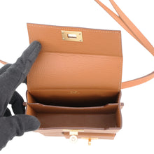 Load image into Gallery viewer, HERMES Kelly Multi-Pocket To-Go Pouch Gold Epsom