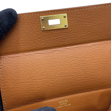 Load image into Gallery viewer, HERMES Kelly Multi-Pocket To-Go Pouch Gold Epsom