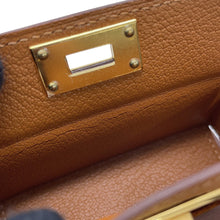 Load image into Gallery viewer, HERMES Kelly Multi-Pocket To-Go Pouch Gold Epsom