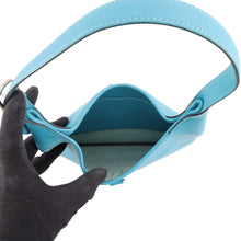Load image into Gallery viewer, HERMES Trim Turquoise Chevre Leather Size 24