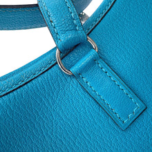 Load image into Gallery viewer, HERMES Trim Turquoise Chevre Leather Size 24