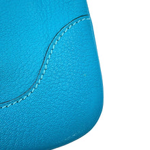 Load image into Gallery viewer, HERMES Trim Turquoise Chevre Leather Size 24